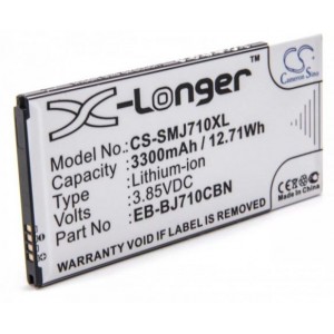 Bateria Compatível Samsung Galaxy J7 2016, SM-J710K 3100mAh