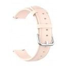 Pulseira Couro Rosa Compatível Xiaomi Amazfit GTR 