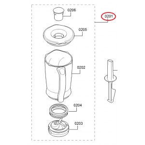 Copo misturador BOSCH - 11039683