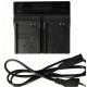 Carregador 4.2V / 8.4V - 900mA / 500mA compatível c/ Canon NB-4L, NB-8L, BP-808 