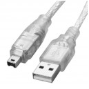 CABO USB 2.0 MACHO PARA FIREWIRE iEEE 1394 4 PINOS 1.2M