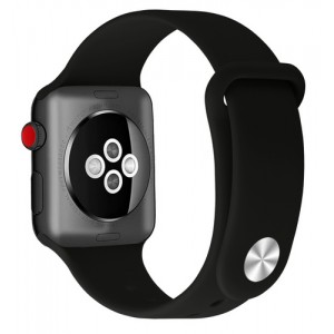 Bracelete Compatível Apple Watch Series 6 & SE & 5 e 4 44mm Preto