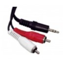 CABO JACK 3,5MM ST / 2 RCA MACHO 1,5M