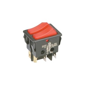 INTERRUPTPOR DUPLO 22X30MM 250V 16A