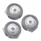Conjunto (3x) Laminas Compativel C/ Philips RQ11, RQ32
