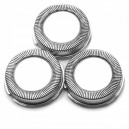 Conjunto (3x) Laminas Compativel C/ Philips HQ130, HQ444,HQ4