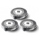 Conjunto (3x) Laminas Compativel C/ Philips S510, S538, S570,SH30/50