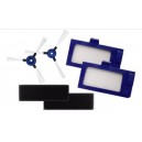 Conjunto Filtros Compativel C/ ZR710101 Rowenta Smart Force Extreme