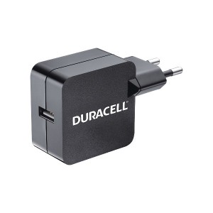 Carregador Universal USB 5V 2,4A Duracell (Preto)