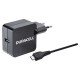 Carregador Universal USB 5V 2,4A Duracell (Preto) C/ cabo Micro-USB