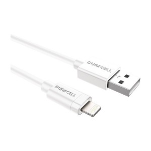 Cabo Lightning Duracell Compativel C/ Apple / Iphone (Branco) 1M