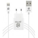 Carregador USB 5V 2A 12W C/ Cabo Lightning Compativel C/ Iphone,Apple Prio (Branco)