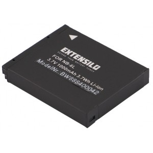 Bateria Li-ion 3,7V 1000mAh compatível c/ Canon NB-6lH