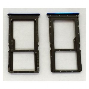 Suporte Cartão SIM Tray Compatível c/ Xiaomi Redmi Note 7 AZUL