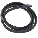 Monotubo Cabo Alimentaçao 4x 0,75mm + Vapor Universal Ø 5x10mm  2,0M Preto