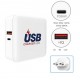 Carregador USB+ Type C -5V,9V,12V,15V,20V - 65w Universal Compativel C/ Macbook