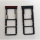 Suporte Cartão SIM Tray Compatível c/ Xiaomi Redmi Note 9 PRETO
