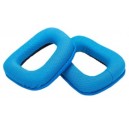 Almofadas Auscultadores Compativel C/ Logitech (Azul)
