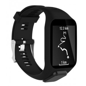 Bracelete Compatível Tomtom Runner 2/3 Preto 