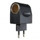 CONVERSOR 230V-12V FICHA DE ISQUEIRO 500MAH