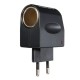 CONVERSOR 230V-12V FICHA DE ISQUEIRO 500MAH