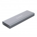 Caixa Externa M.2 Orico PRM2F-C3 SSD M.2 NGFF USB 3.1 Type-C Cinza
