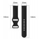 Bracelete compativel Xiaomi Mi Watch Color 2 22mm Preta