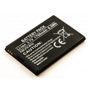 Bateria Compatível ZTE MF63 3,7V 1700mAh 6,3Wh