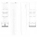 Bracelete silicone branca para Huawei GT3 42MM