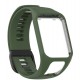  Bracelete Silicone Verde compativel C/ Tomtom 4