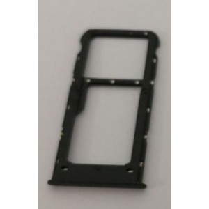 Suporte Cartão SIM + Micro SD Preto Compatível c/ Huawei P Smart, FIG-LX1