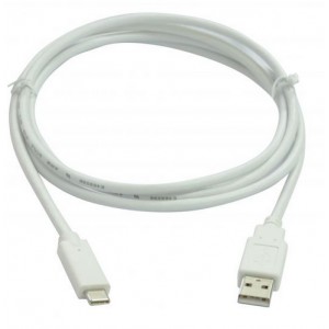 Cabo USB Type C 1m Branco Compatível
