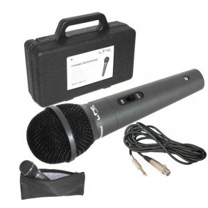 Microfone Dinâmico C/ Cabo/Mala/Bolsa 80hz-20khz