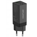 Carregador compativel Awei PD9 65W Dual Type-C Fast Charging Travel Charge