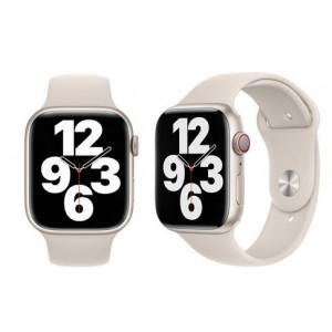 Bracelete Silicone Compativel C/ Apple Watch Series 8&7 41mm / SE 2&6&SE&5&4 40mm / 3&2&1 38mm (Luz das Estrelas)