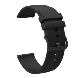 Bracelete Silicone Compativel C/ Amazfit BIP 20mm (Preto)