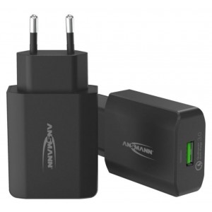 Carregador Ansmann 130Q 3.0, 18W Preto