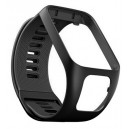 Bracelete silicone preta compativel C/ Tomtom 2/3