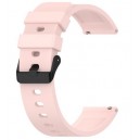 Pulseira Silicone 20mm Smartwatch compatível c/ Amazfit Bip 3 (Rosa)