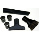  KIT ESCOVAS UNIVERSAL P/ ASPIRADOR + ADAPTOR