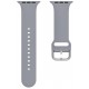 Bracelete silicone cinzenta compativel C/ Apple Watch SE 40mm 