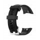 Bracelete compatível c/ Garmin Forerunner 45 & 45S (Preto)