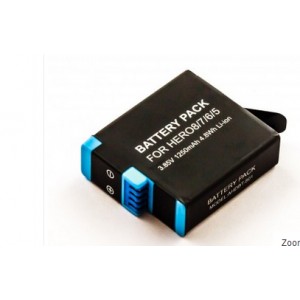 Bateria compativel C/ GoPro Hero 8/7/6/5 1250mAh