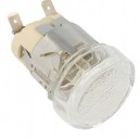 Bloco Completo Casquilho + Vidro + Lâmpada Halogénio Whirlpool AKZM 655/IX