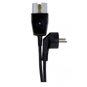 Cabo Alimentação Ficha Cerâmica p/ Fornos Electricos 10/16A  (1 metro)