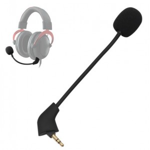 Microfone compatível c/ HyperX Cloud II / Cloud Sliver 3.5mm