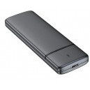 Caixa Externa p/ Disco SSD M.2 USB 3.1 (Cinzento) 