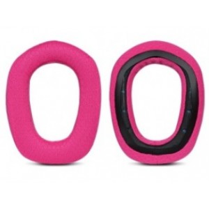 Par de Almofadas compatível c/ Headrest Pad Logitech G435 (Rosa)