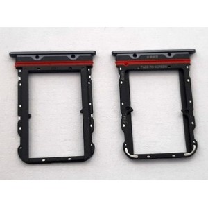 Suporte Cartão SIM Preto Compatível c/ Xiaomi Mi Note 10 Lite
