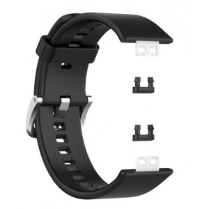 Bracelete  (Preto﻿) Compatível c/ Huawei Watch Fit TIA-B09 